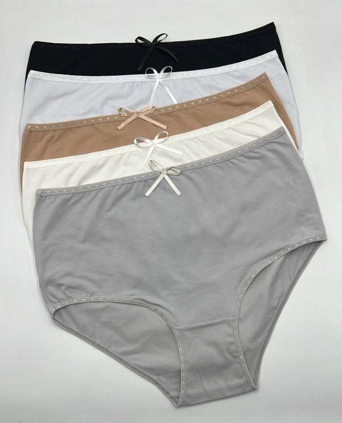 Трусы для женщин (большой размер/однотонные) 10640-32 фото 1