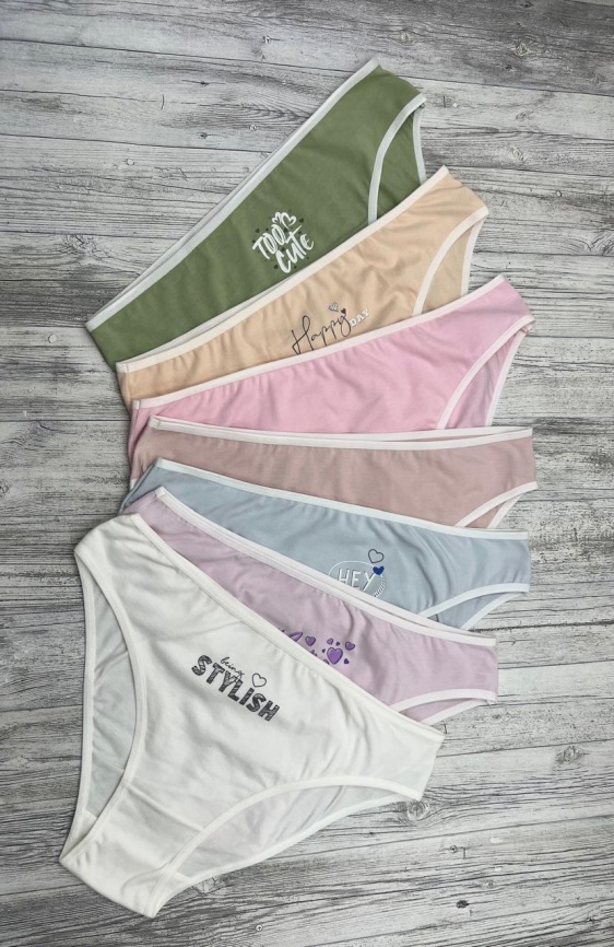 Трусы для женщин  7 шт ( молодежные) 713174 фото 2