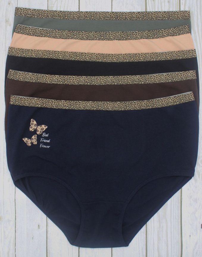 Трусы для женщин (большой размер/цветные) 110216 фото 1