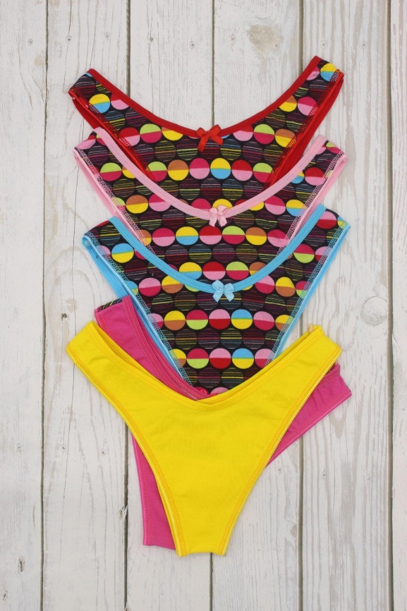 Трусы для женщин ( молодежные/цветные) 36008 фото 2