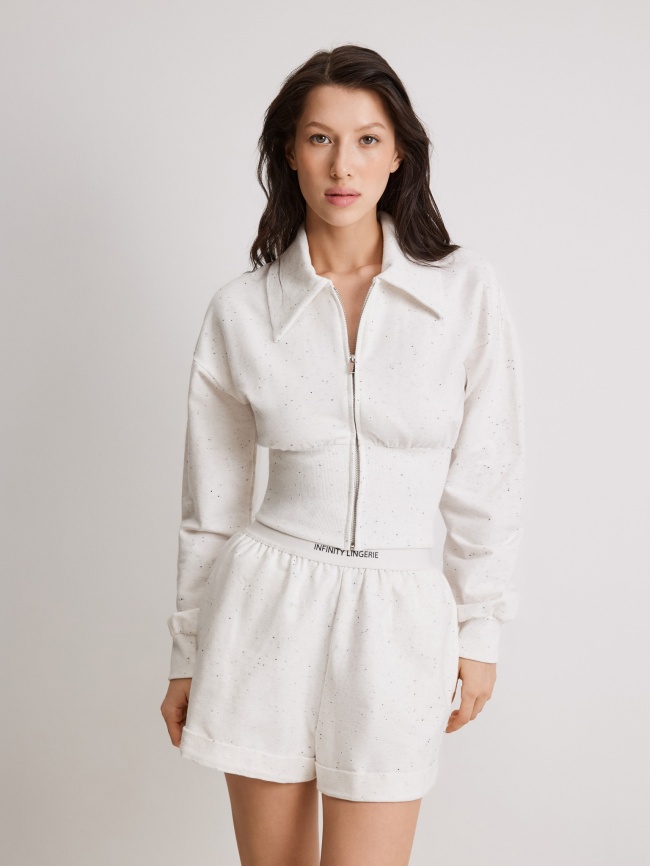 Куртка жен. Kink белый меланж фото 1