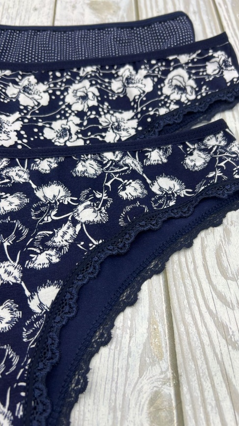 Трусы для женщин (бразилиана/молодежные/кружевные) 191229 фото 3