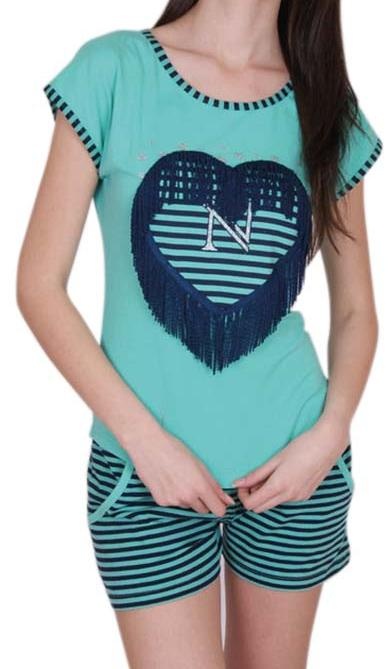 Пижамы для женщин с шортами (с футболкой) 80493 фото 1