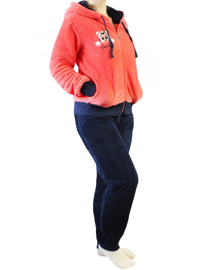 Пижамы для женщин с брюками (длинный рукав/махро/с молнией/с капюшоном) 94000 фото 2