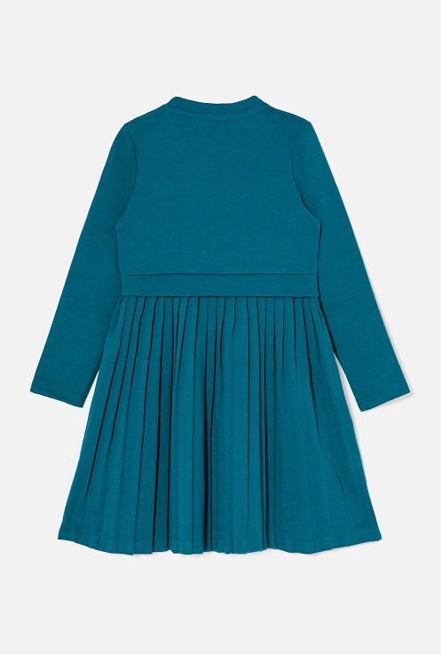 20210200465, Платье детское для девочек Diadem, 60%ПЭ/40%Хлопок, АКУЛА фото 2