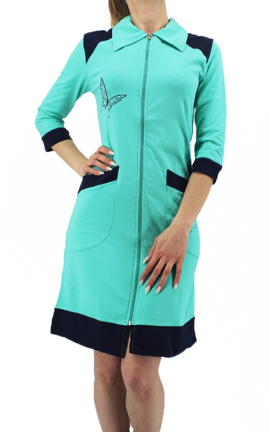 Халат для женщин (с молнией) 83387 фото 1