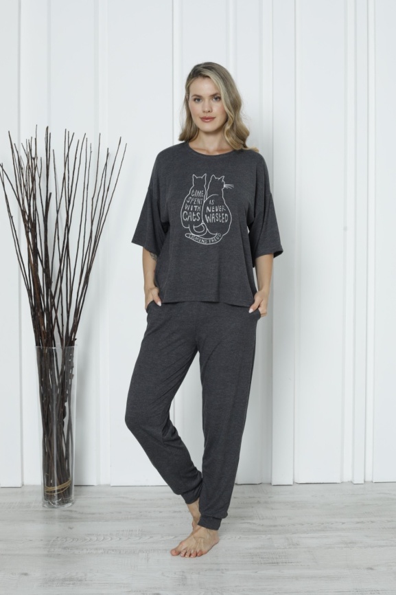Пижама для женщин (футболка с брюками) 99082 фото 1