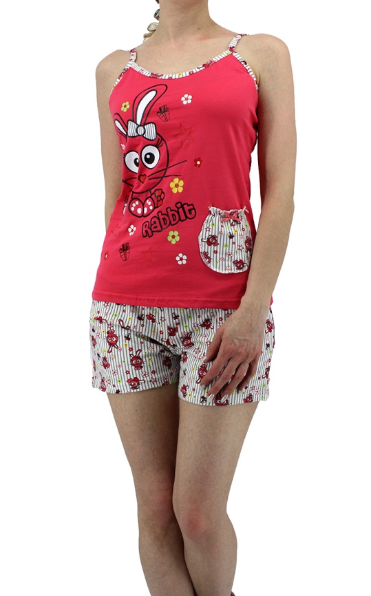 Пижамы для женщин с шортами ( узкие бретельки)  10184 фото 4