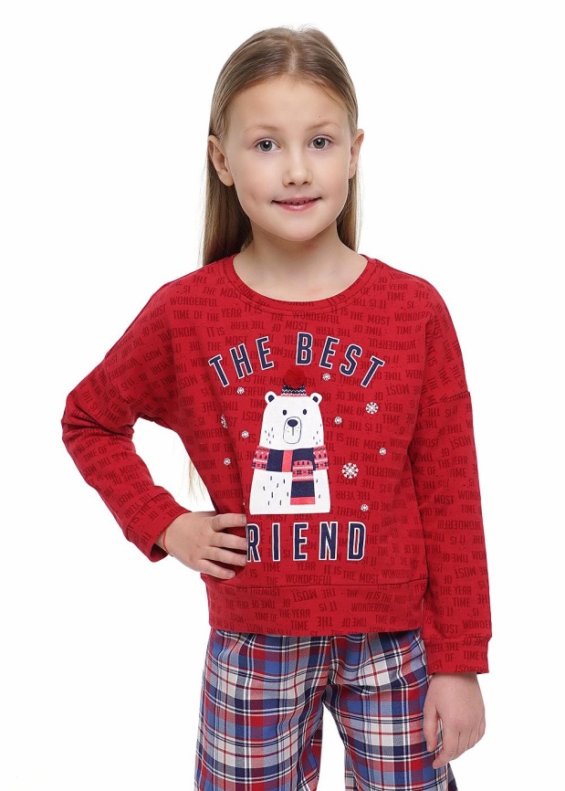 CLE LSW18-730/1 Свитшот для девочки фото 1