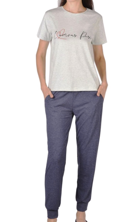 Пижамы для женщин с брюками ( с футболкой) 22012 фото 1