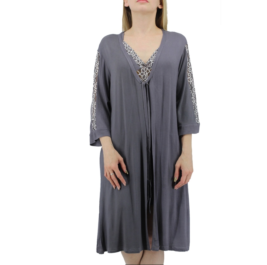 Сорочка и  халат для женщин 91112 фото 2