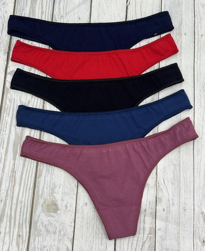 Стринги для женщин ( молодежные/однотонные) 9003-2 фото 1