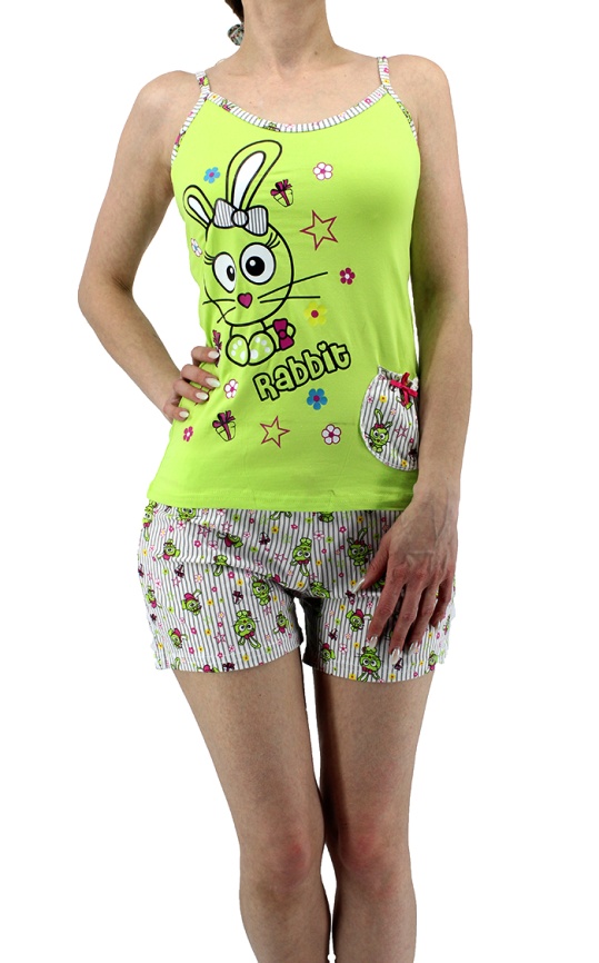 Пижамы для женщин с шортами ( узкие бретельки)  10184 фото 3