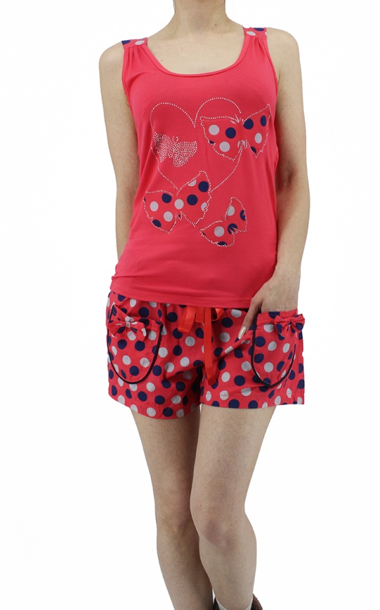 Пижамы для женщин с шортами (широкие бретельки/вискоза) 92082 фото 1