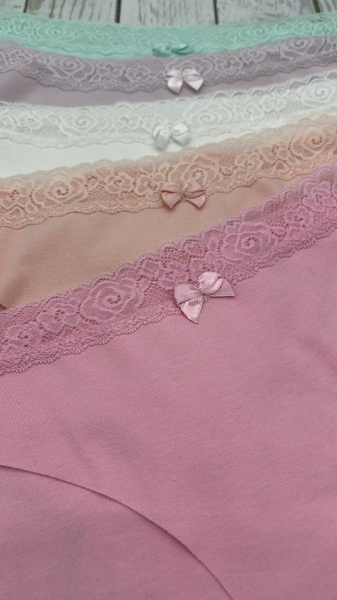 Трусы бесшовные для женщин (молодежные/кружевные) 83036-2 фото 3