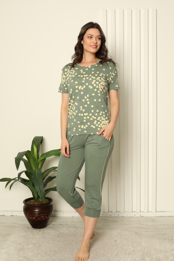 Пижама для женщин бамбук (футболка с бриджами) 112000 фото 1