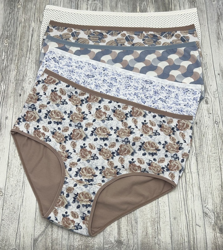 Трусы для женщин ( большой размер/цветные) 110312 фото 1