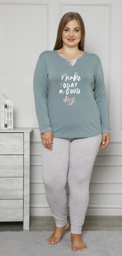 Пижамы для женщин ( с длинными рукавами/длинные брюки) 30027 фото 1