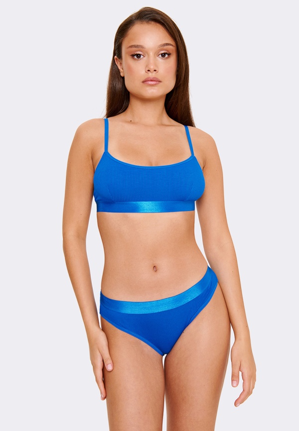 Бюстгальтер жен. Blumy синий Soft bra, 0120264096 фото 8