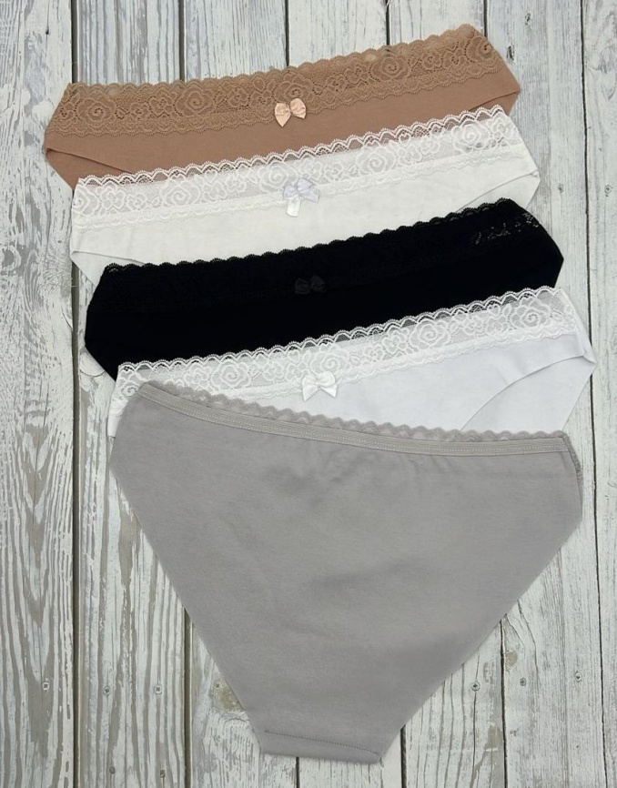 Трусы бесшовные для женщин (молодежные/кружевные) 83036-32 фото 2