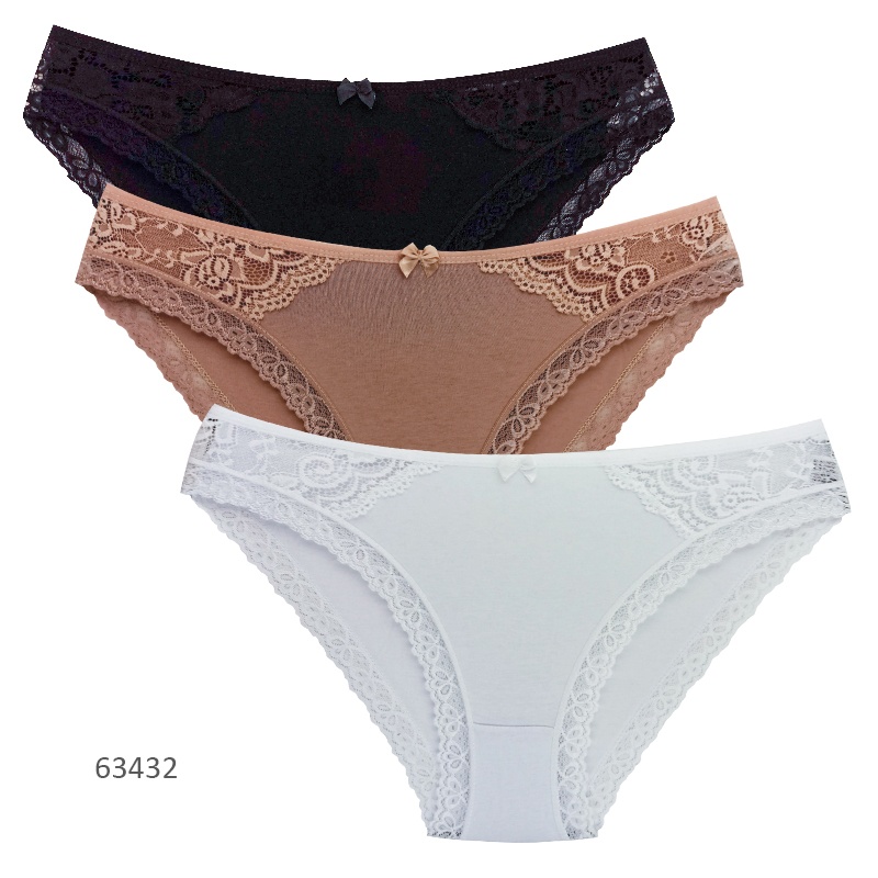 Трусы для женщин (средний размер/кружевные) 63432 фото 2