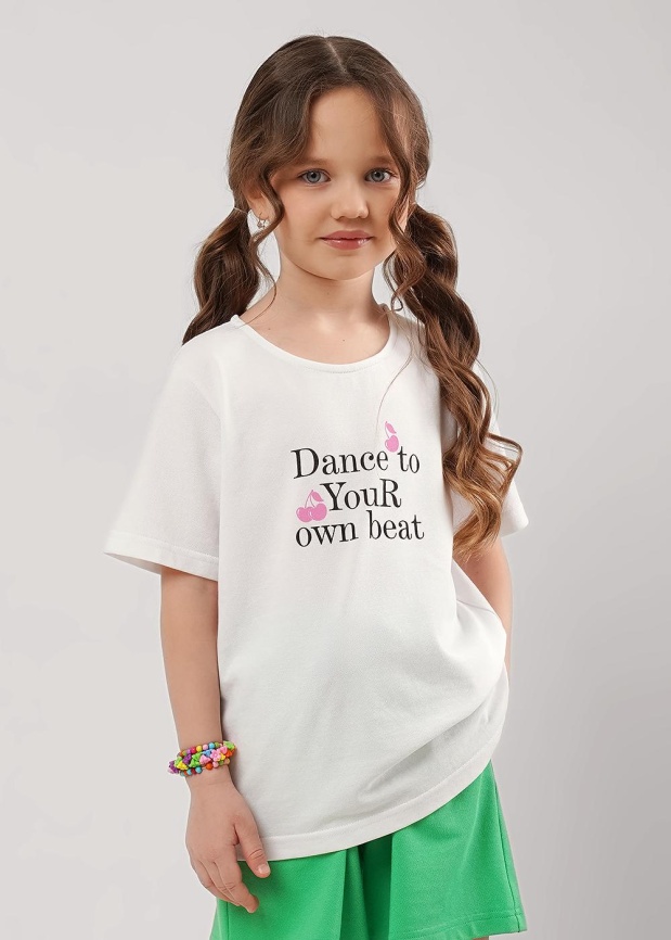 CLE 867392зз_п Футболка детская для девочки фото 2