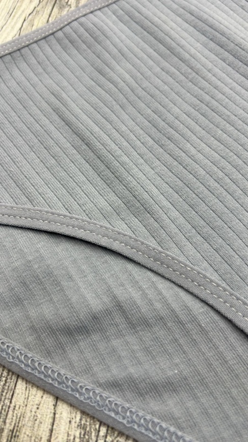 Трусы в рубчик для женщин ( молодежное/однотонные) 113243-2 фото 3