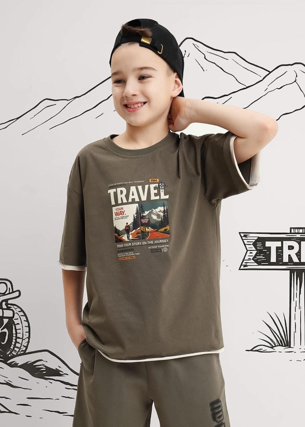 CLE 867327/12кд_п Футболка детская для мальчика фото 2