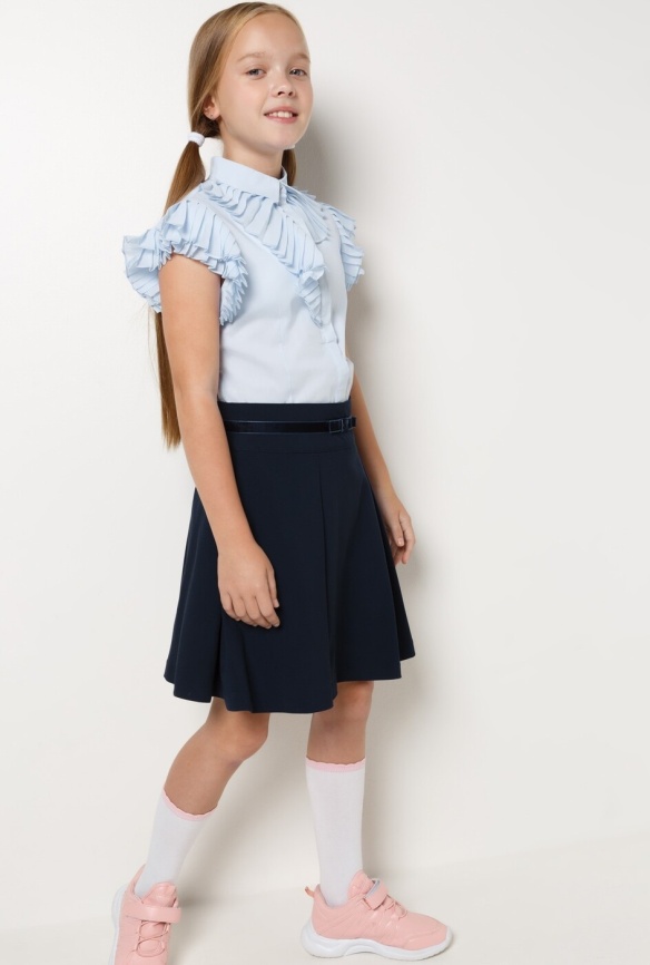 20240180037 Юбка детская для девочек Tango  68%ПЭ/29%Вискоза/3%ПУ АКУЛА фото 1