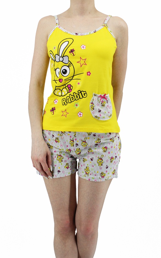 Пижамы для женщин с шортами ( узкие бретельки)  10184 фото 2