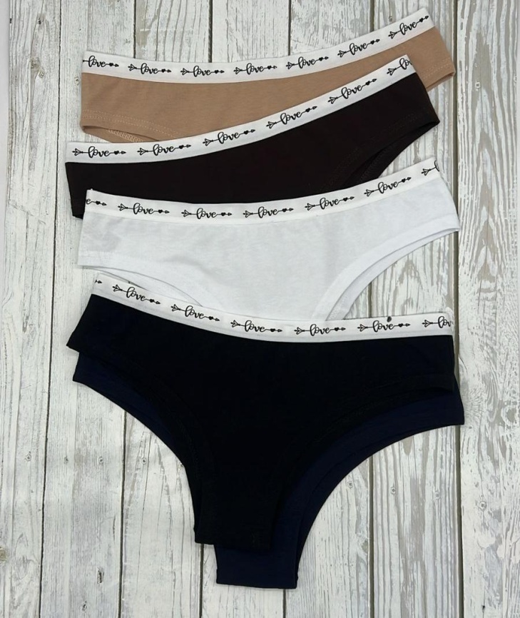 Трусы для женщин ( бразилиана/молодежные/однотонные) 91509 фото 1